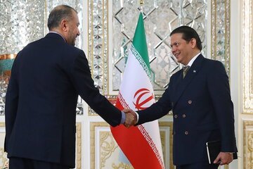 عکس | تفاوت قد جالب امیرعبداللهیان با وزیر خارجه نیکاراگوئه