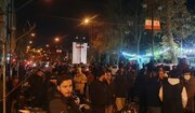 ببینید | تجمع مردم در مقابل ساختمان شورای عالی امنیت ملی