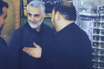 عکس | تصویری از شهید سیدرضی موسوی در کنار شهید حاج قاسم سلیمانی