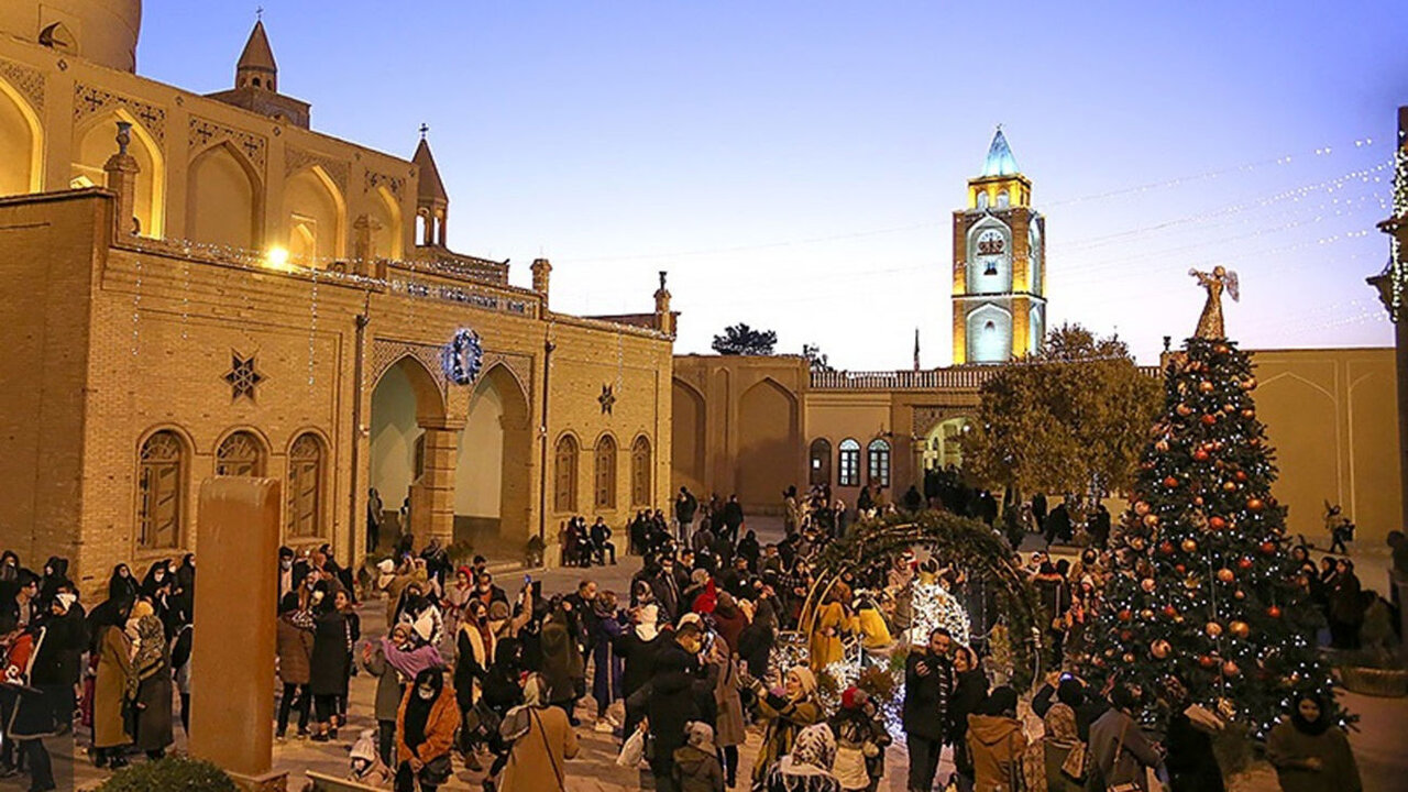 جلفای «اصفهان» در انتظار سال نو میلادی/ کریسمس «نصف جهان» و رونق گردشگری در شهر ادیان توحیدی