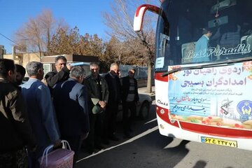 اعزام کاروان راهیان نور از کمیته امداد امام(ره) چهارمحال و بختیاری