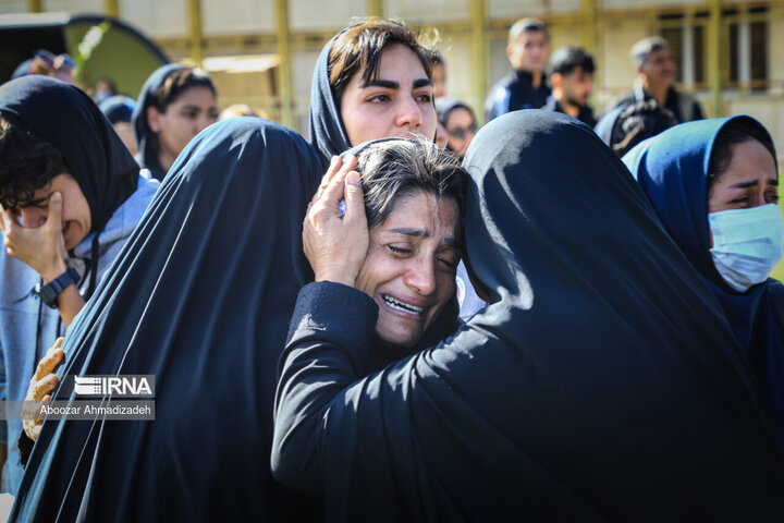 تشییع پیکر «ملیکا محمدی»
