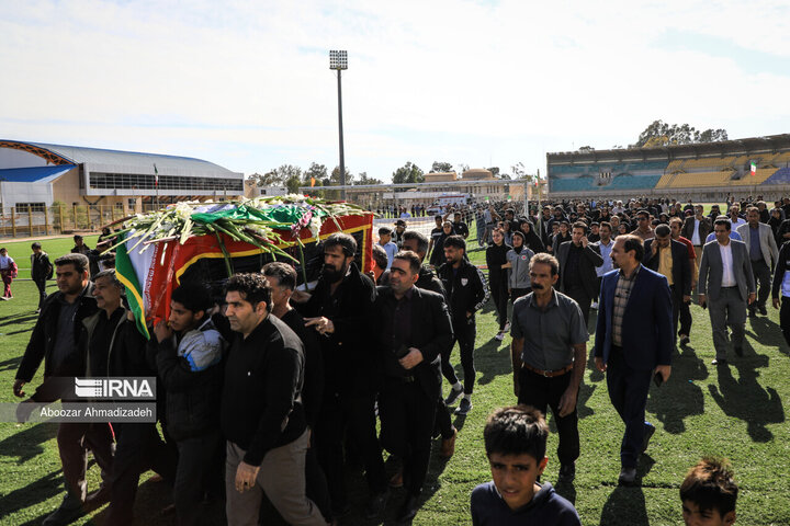 تشییع پیکر «ملیکا محمدی»