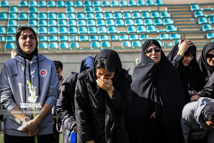 تشییع پیکر «ملیکا محمدی»