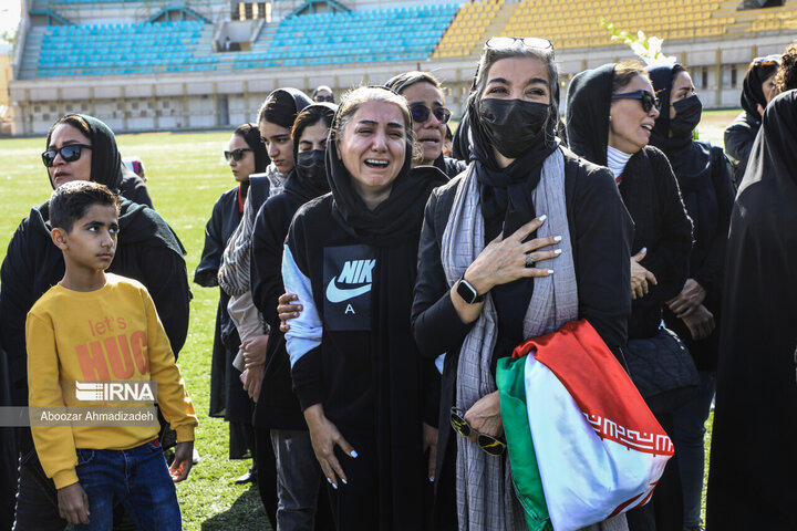 تشییع پیکر «ملیکا محمدی»