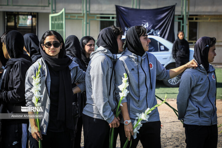 تشییع پیکر «ملیکا محمدی»