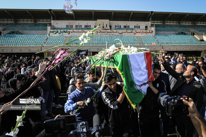 تشییع پیکر «ملیکا محمدی»