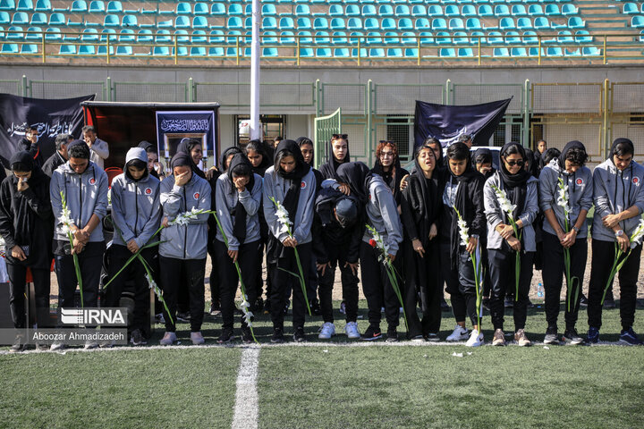 تشییع پیکر «ملیکا محمدی»