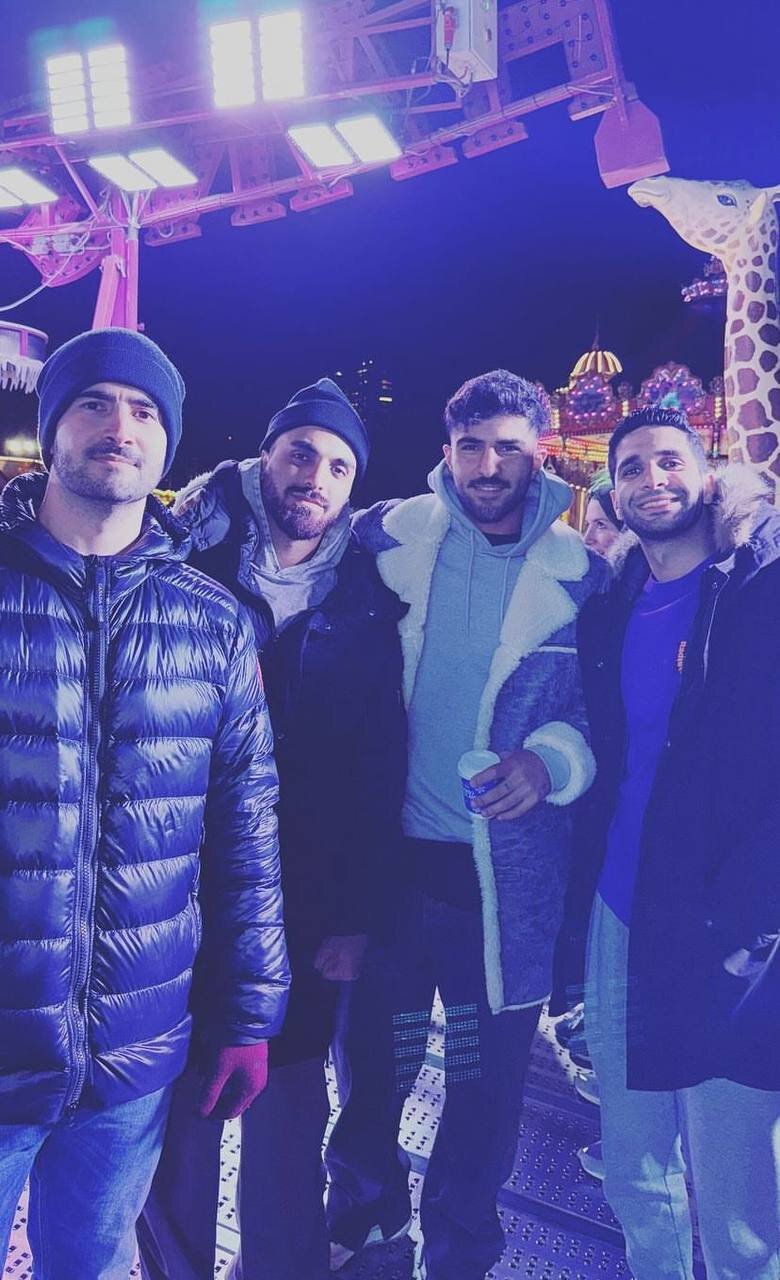 عکس| کریسمس جذاب عابدزاده در انگلیس