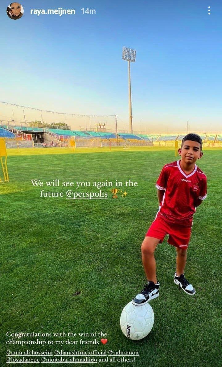 عکس| ماجرای استوری همسر لوکادیا درباره بازگشت به پرسپولیس