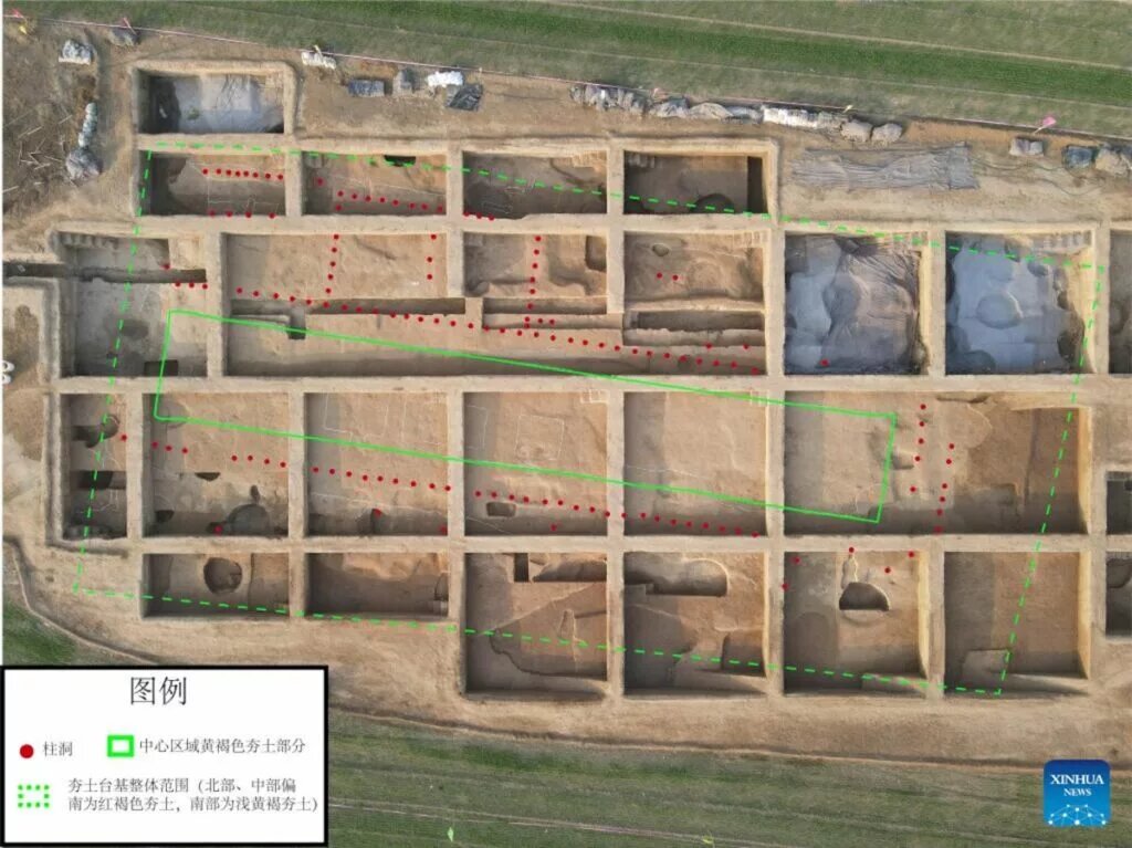 کشف کاخ افسانه‌ای ۴ هزار ساله در چین/ عکس
