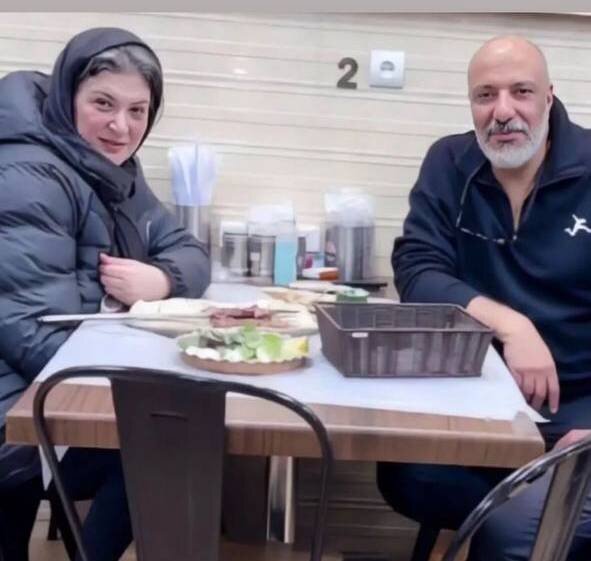 عکس | عاشقانه جالب امیر جعفری و همسرش در جگرکی