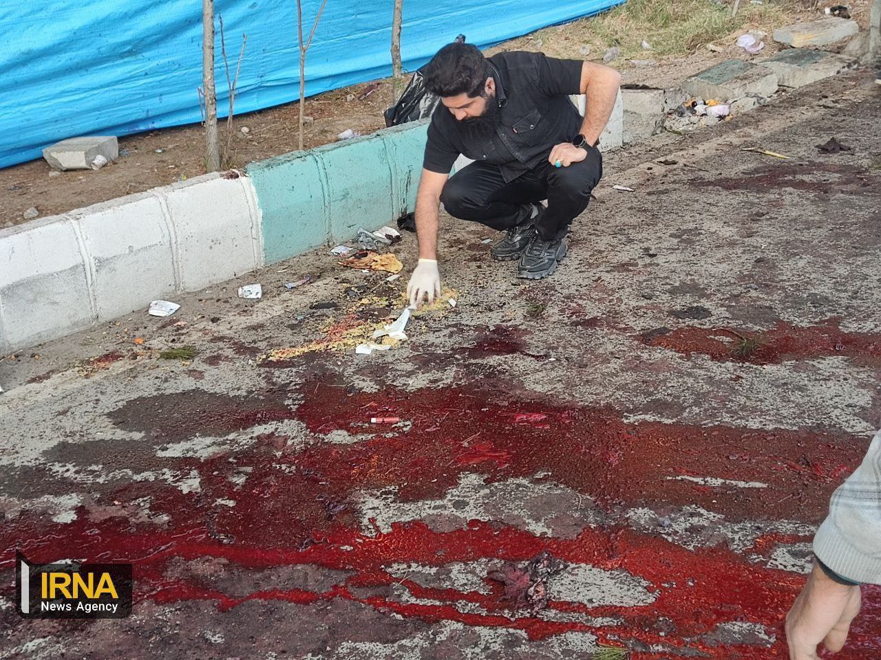 تصویر تکان دهنده از کودک شهید در حادثه تروریستی کرمان