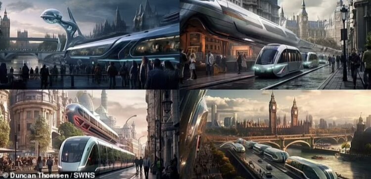 لندن در سال ۲۰۵۰ این شکلی می‌شود/ عکس