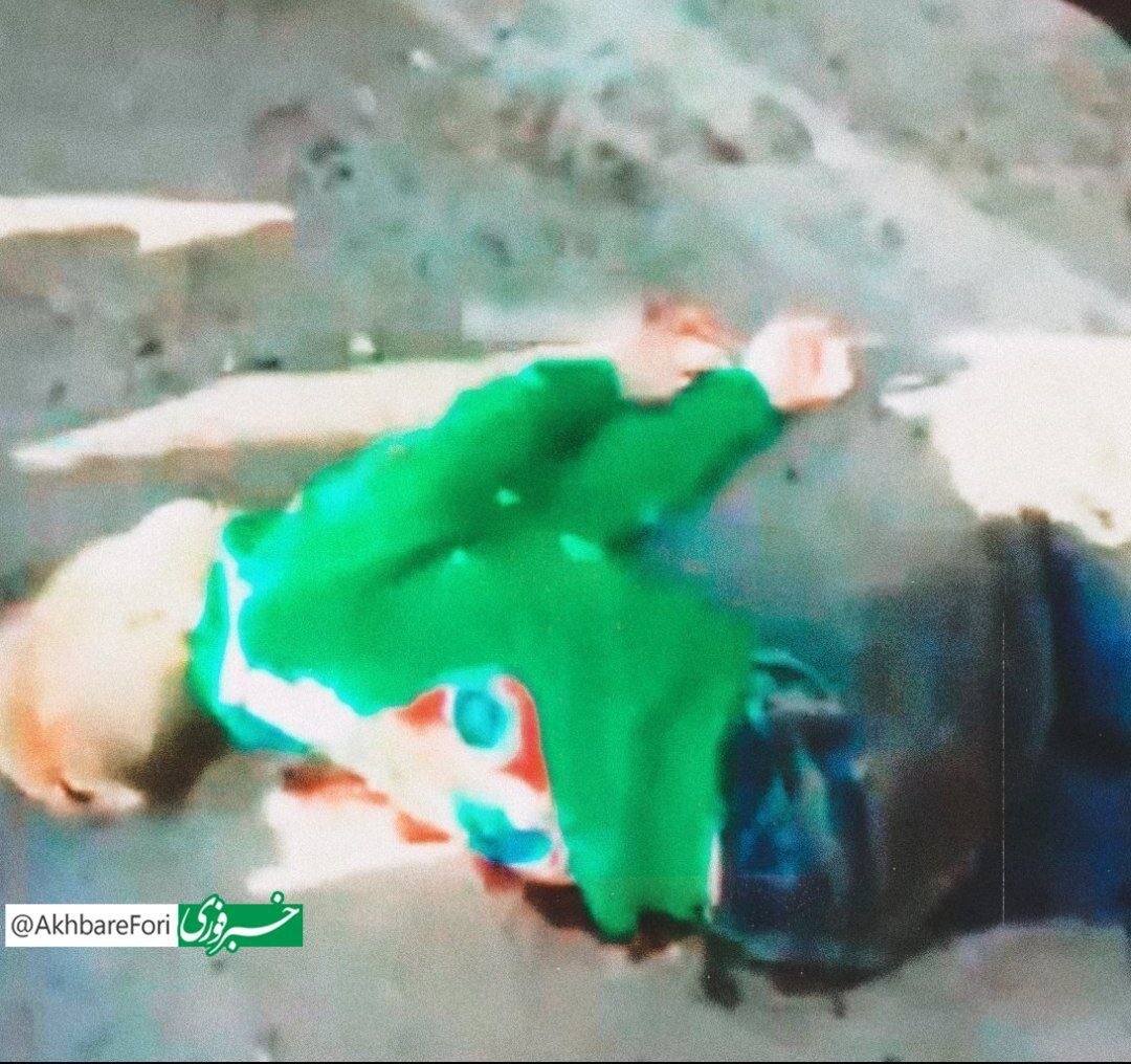 تصویر تکان دهنده از کودک شهید در حادثه تروریستی کرمان
