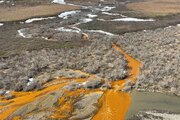 عجیب اما واقعی؛ رودخانه‌های این منطقه نارنجی شده‌اند!/ عکس