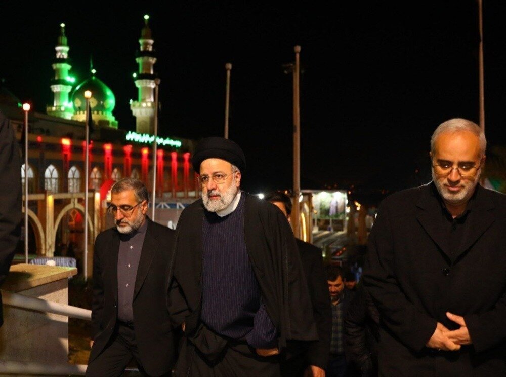 رئیسی به کرمان رفت/ حضور بامدادی سر مزار سردار سلیمانی +عکس