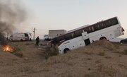 ۱۵ کشته و زخمی در حادثه آزادراه خرم‌آباد اراک
