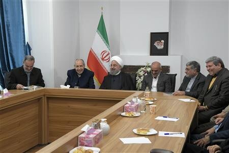 جدیدترین تصاویر از حسن روحانی در یک مراسم