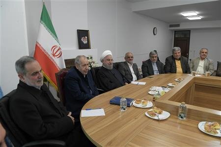 جدیدترین تصاویر از حسن روحانی در یک مراسم