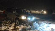 ببینید | سرسره بازی خودروها در برف!