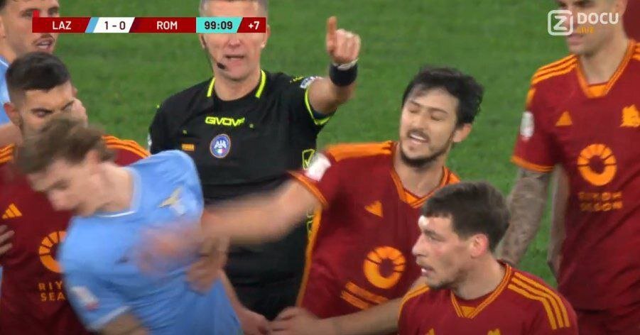 عکس| خشم سردار در رم؛ کتککاری با مدافع لاتزیو در دربی!