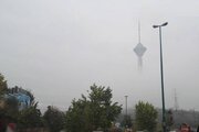 ببینید |  نمایی از برج میلاد غرق در مه
