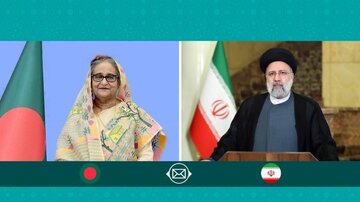 الرئيس الإيراني يهنئ "الشيخة حسينة واجد" ببداية فترة الرئاسية الجديدة في بنغلاديش