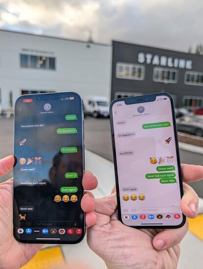 استارلینک اینترنت ماهوارهای را به گوشیها میآورد/ اولین پیام ارسال شد