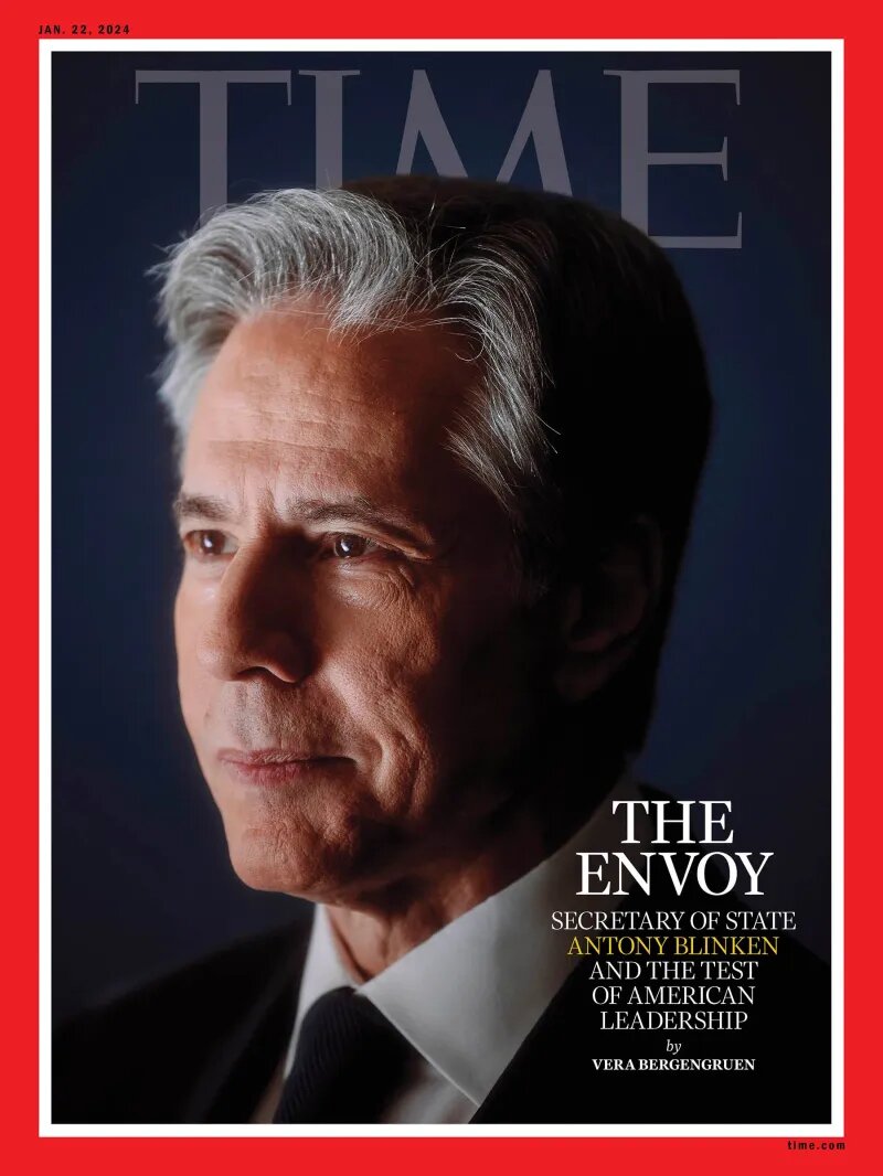 تصویر بلینکن روی جلد مجله تایم!/عکس