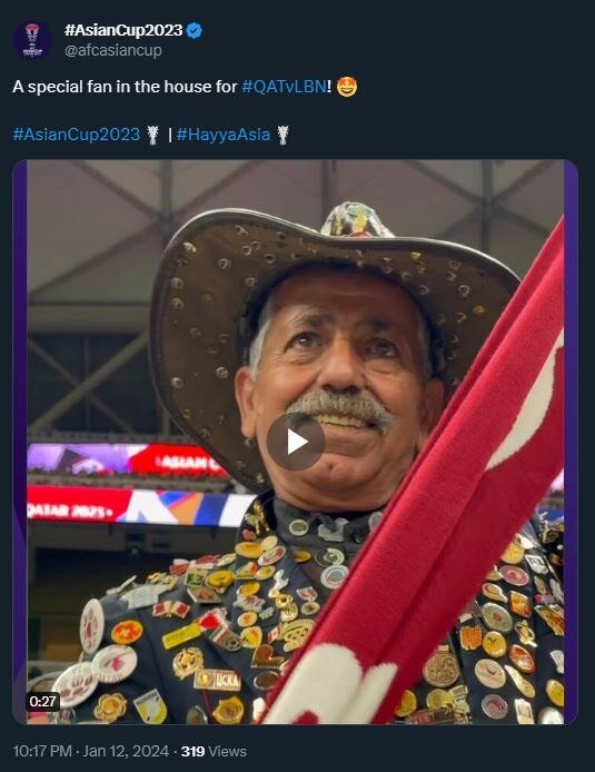 عکس| هوادار معروف ایرانی مورد توجه AFC