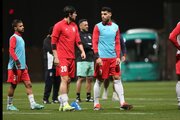 ببینید | تصاویر تازه از حضور سردار آزمون در آخرین تمرین تیم ملی فوتبال ایران