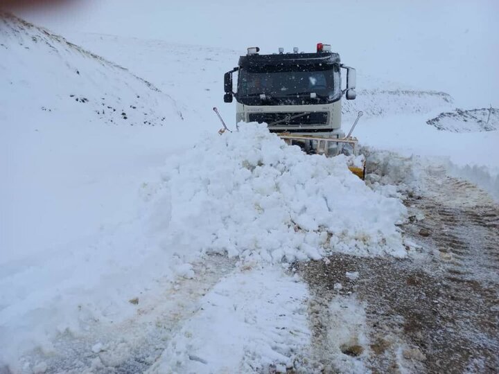 برف در محورهای مواصلاتی آذربایجان‌غربی