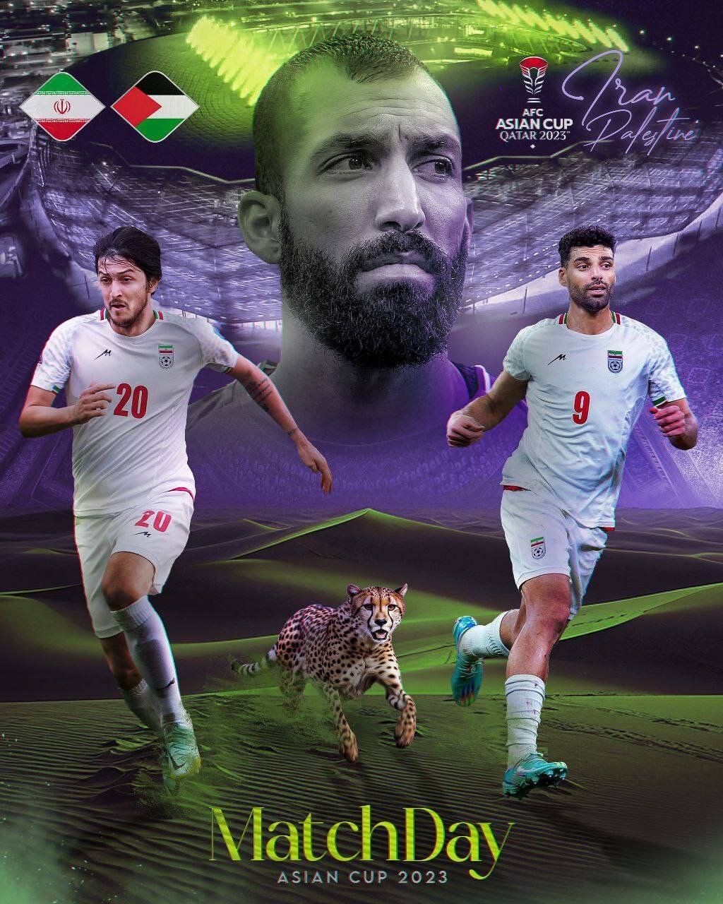 عکس‌| پوستر تیم ملی برای بازی با فلسطین؛ زوج محبوب در کنار یک استقلالی!