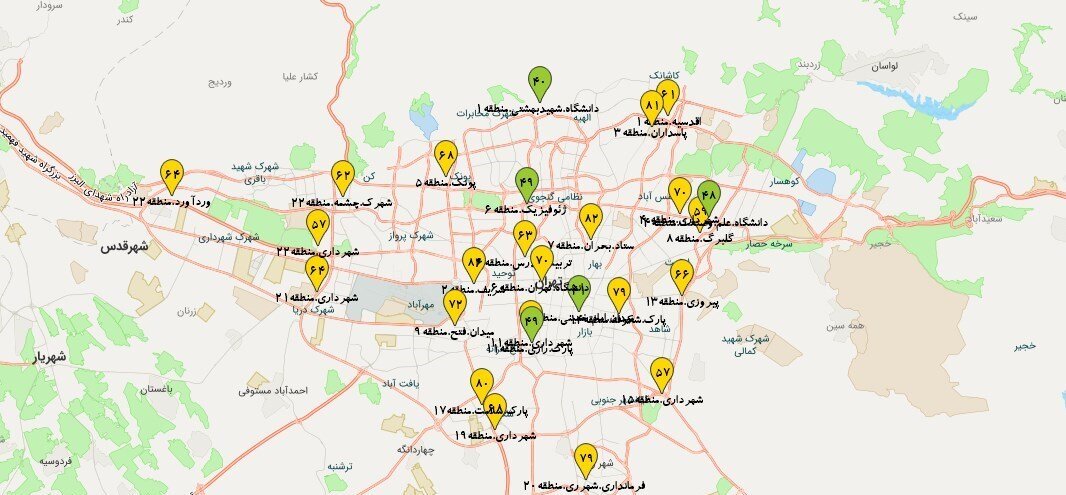 تداوم تنفس هوای «مطلوب» برای تهرانیها