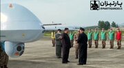 تصاویر | عکس‌های جدید کیم جونگ اون در بازدید از پهپادهای جدید کره شمالی؛ کپی‌برداری از نسخه آمریکایی؟