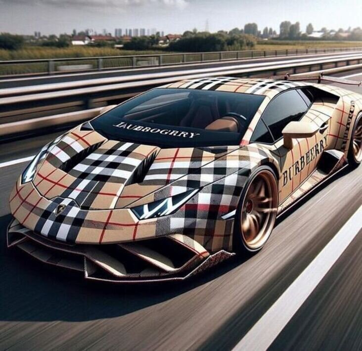 لامبورگینی هوراکان با طرح بربری!/ عکس