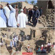 وضعیت قلعه تاریخی دزک بعد از حمله پاکستان به سراوان