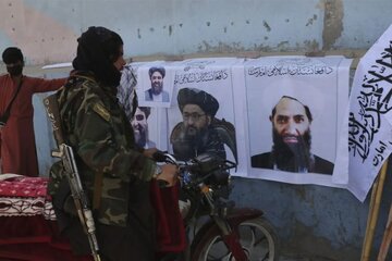 رهبر طالبان پیام صوتی داد