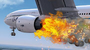 ببینید | آتش گرفتن یک هواپیما در آسمان آمریکا