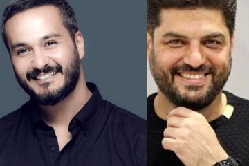 تصاویر | استایل رسمی میلاد کی‌مرام در کنار تیپ اسپرت سام درخشانی