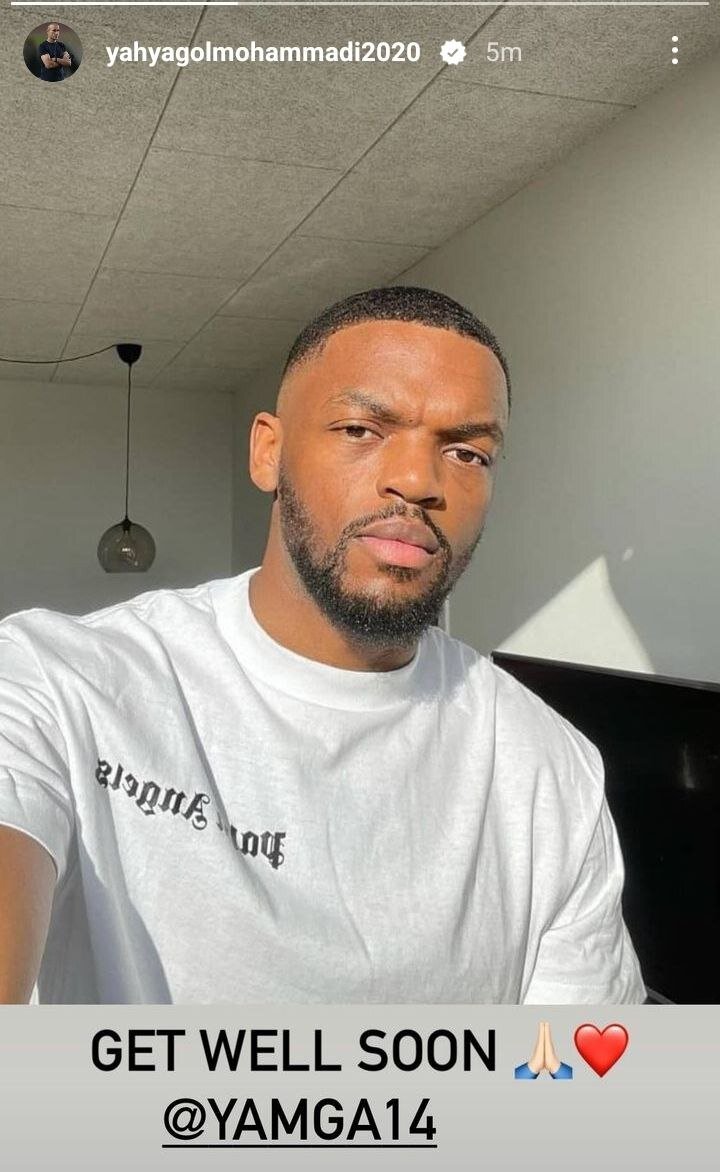 عکس| پیام ویژه یحیی گلمحمدی برای یک استقلالی