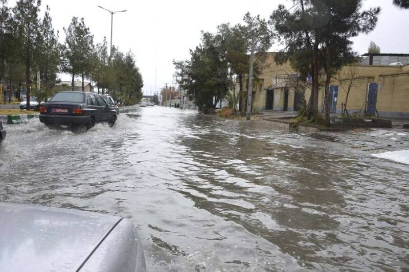 ببینید | اوضاع و احوال خیابان‌های شیراز پس از بارندگی‌!