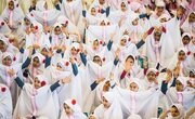شرکت ۴۰۰۰ دانش‌آموز سنندجی در جشن «فرشته‌های کُرد ایرانی»+فیلم