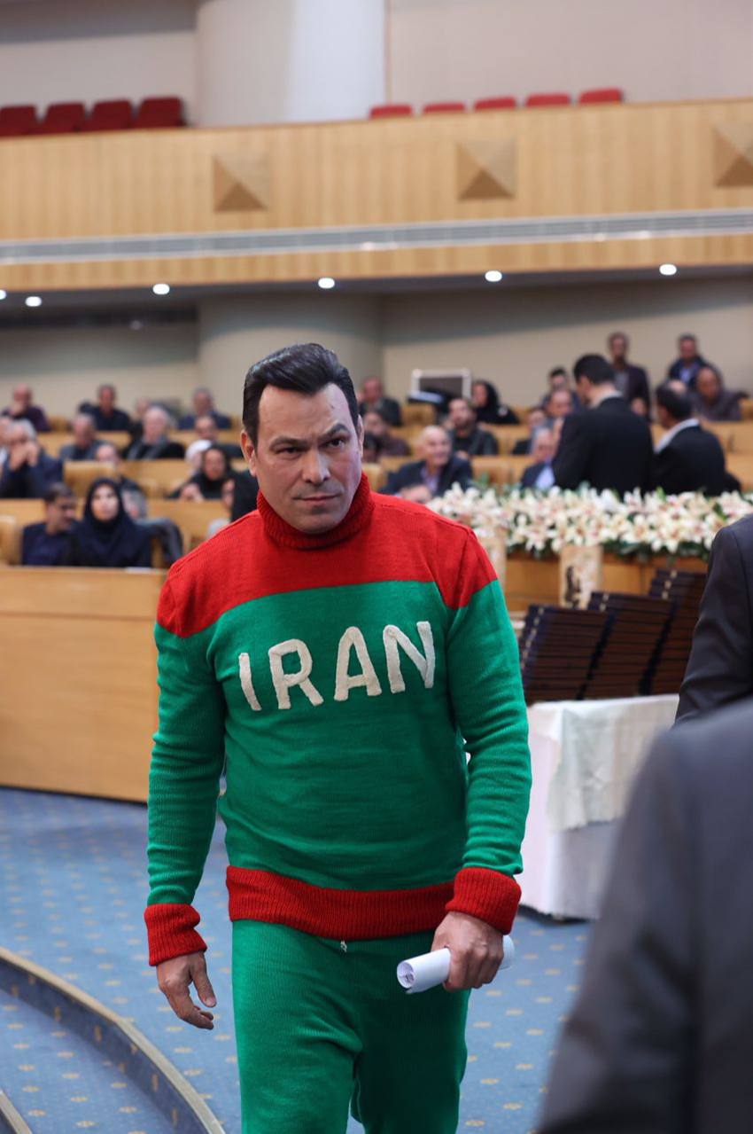 بدل تختی در جشن المپیکی‌های ایران