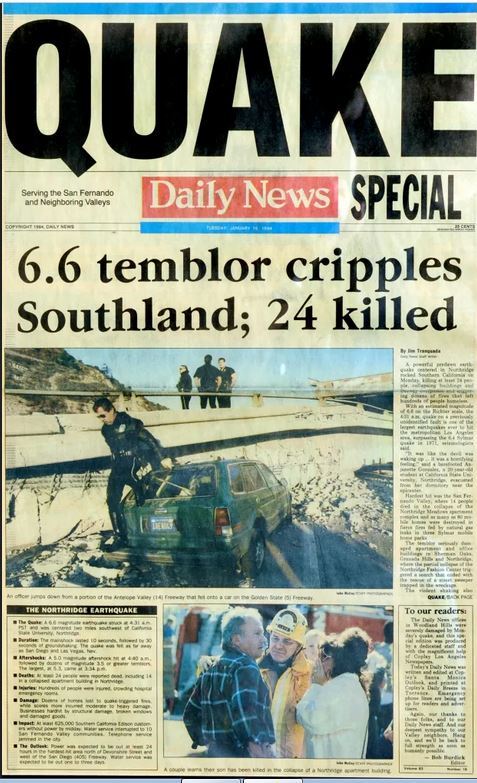 زلزله در لسآنجلس، تهران را نگران کرد/ عکس