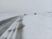 ببینید | بارش شدید برف در دهستان مرگور آذربایجان‌ غربی