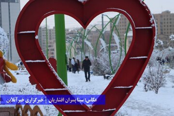 بارش برف در ارومیه