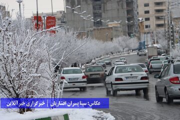بارش برف در ارومیه