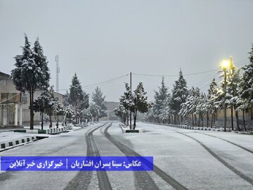 بارش برف در ارومیه